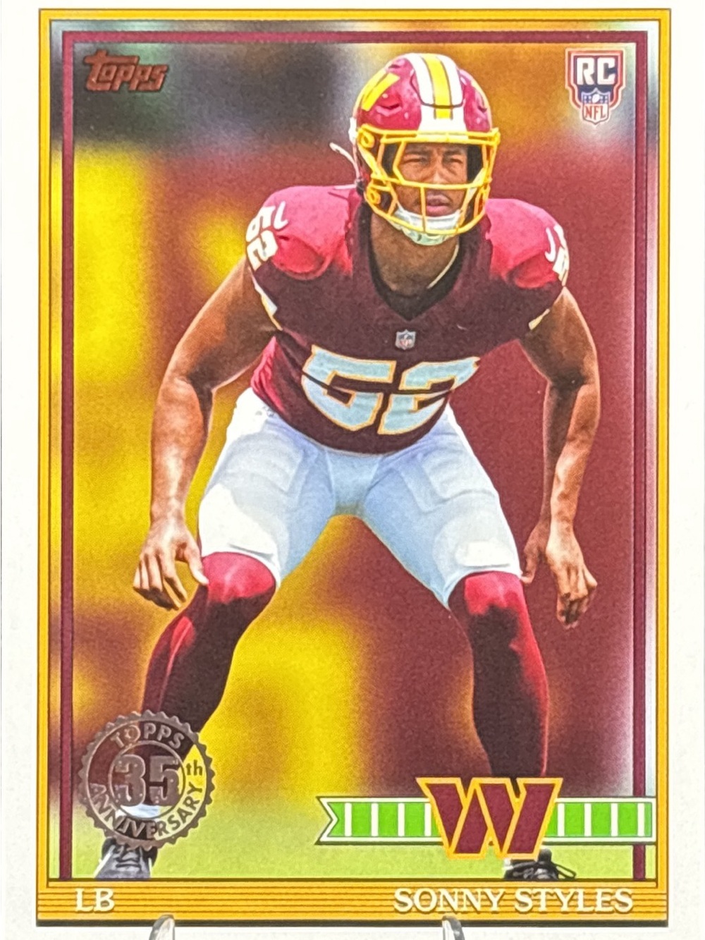 Topps Sonny Styles Rookie Football Trading Card
